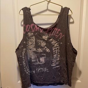 Altered Magnolia Pearl Cosmic Kitten Boyfriend Tank in Ozzy